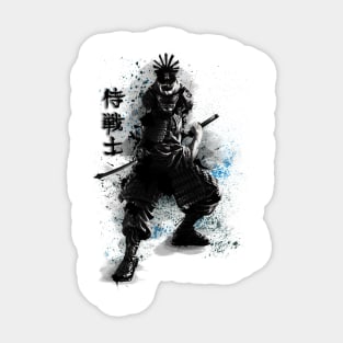 Armored samurai Sticker